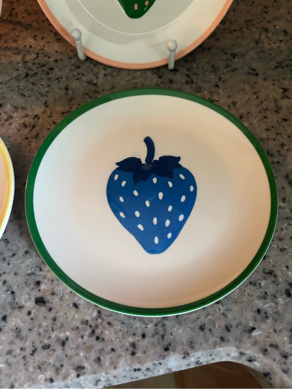Kate Spade x Target Strawberry Melamine Appetizer Plates Set, new - Picture 5 of 8